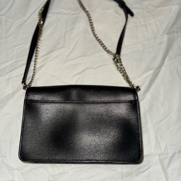 DKNY Black Leather Crossbody Bag - Picture 2 of 2